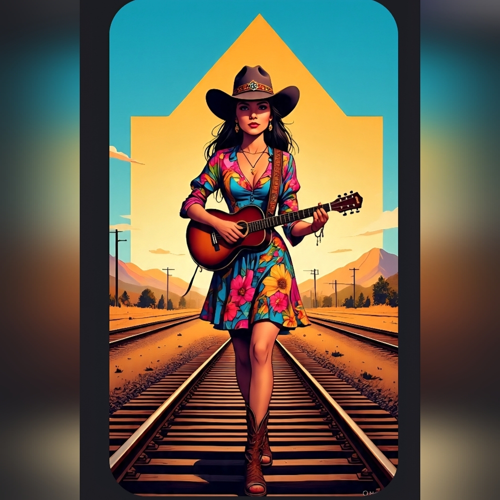Gypsy Cowgirl Railroad A BOHO WESTERN TRAIN - Picture 5 of 8